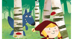 Le petit chaperon rouge - Alexandre Bonnefoy-illustrateur-jeunesse