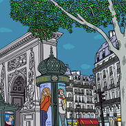 La place de la Madeleine, Paris