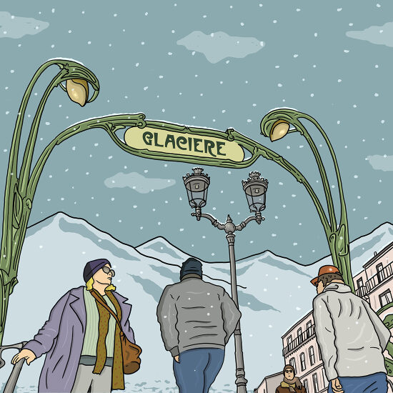 Porte du glacier