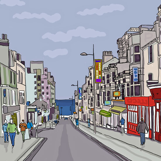 Une ville animée