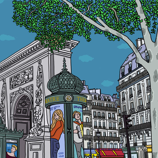 La place de la Madeleine, Paris