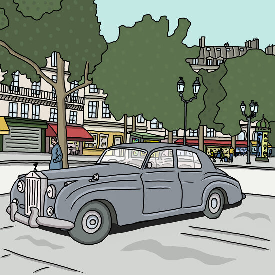 Illustration graphique de voiture