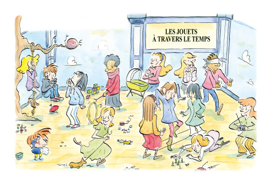 Jouets à travers le temps