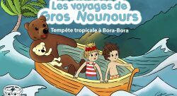 Nounours à Bora Bora - Corinne BARET-illustrateur-jeunesse