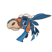 Tête de dragon stylisé