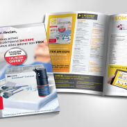 Visuel pour un catalogue de produits dentaires