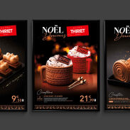 Pâtisseries et boissons de Noël