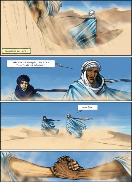 Sable dans le désert