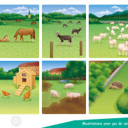Scène de ferme en illustration