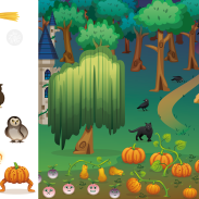 Scène fantastique d'Halloween