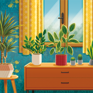 Plantes d'intérieur devant une fenêtre