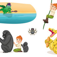 Aventure animale avec enfants