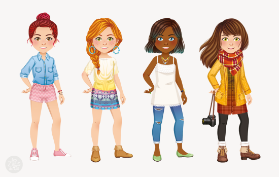 Quatre femmes de diverses origines et âges
