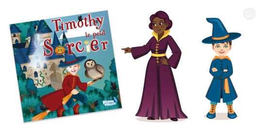 Personnages de sorciers pour enfants