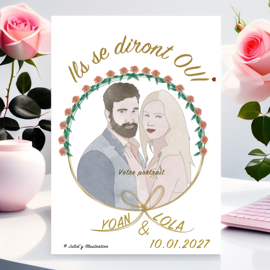 Portrait de mariage