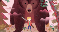 Le baiser de l'Ours / Affiche - Julie Faulques-illustrateur-jeunesse