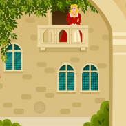 Scène médiévale avec chevaliers et dame