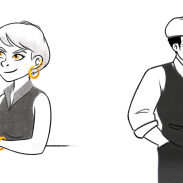 Personnage en costume années 1920
