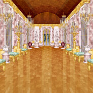 Intérieur d'un palais richement décoré