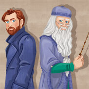 Deux personnages de fiction