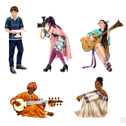 Personnages musicaux et artistiques