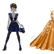 Mode féminine avec haute couture