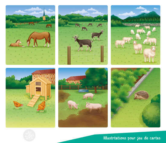 Maison de campagne avec animaux
