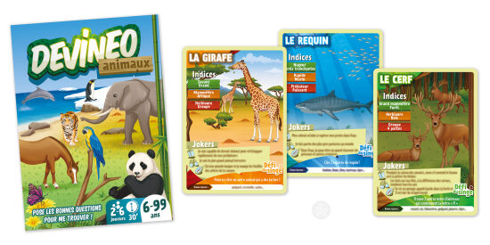 Jeu de cartes sur les animaux