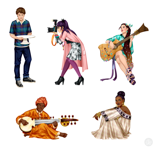 Personnages musicaux et artistiques