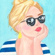 Portrait de femme stylée