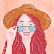 Portrait d'une femme souriante