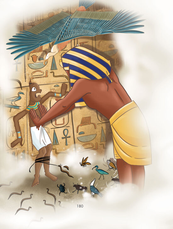 pharaon et dieu anubis