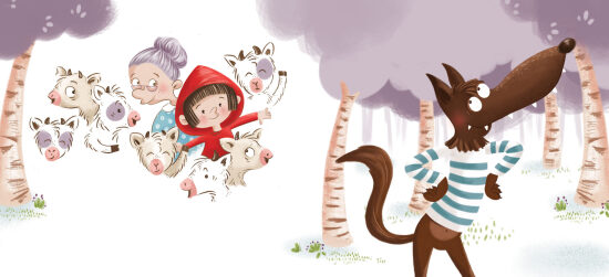 Loup et Petit Chaperon Rouge