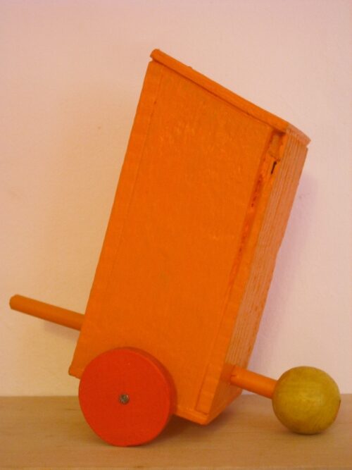 Pousseur orange et rond