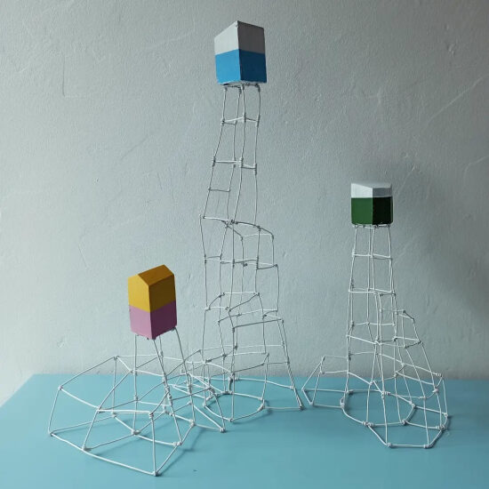 Modèles de toitures en forme de cubes