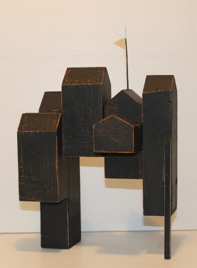 Modèle de ville en bois