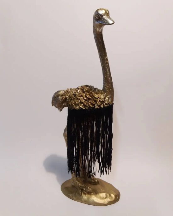 Ostrich en bronze