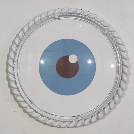 Oeil de verre bleu