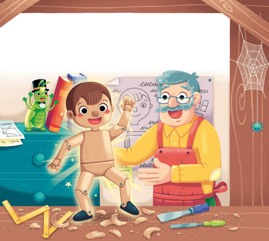 Atelier de marionnettes en bois