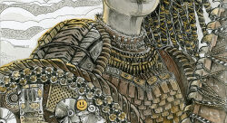 Post-Apocalyptic ShieldMaiden - Charline Mahroug-illustrateur